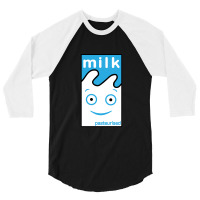 Milk -coffee & Tv 3/4 Sleeve Shirt | Artistshot