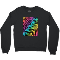 Combination Of Tiger And Cheetah Skin .png Crewneck Sweatshirt | Artistshot