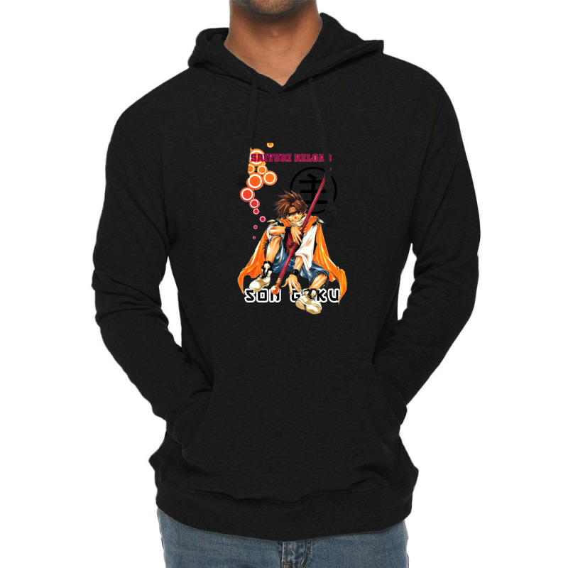 Son Saiyuki Blast Goku Zeroin Lightweight Hoodie by JesseBWiles | Artistshot