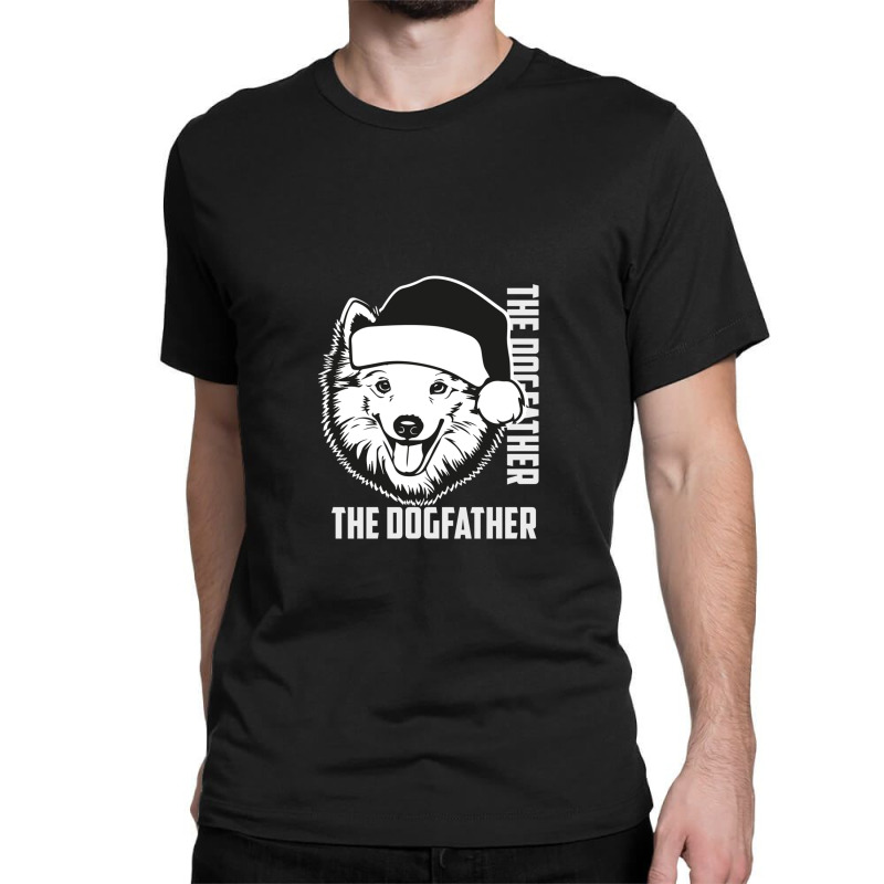 American Eskimo Dogfather Funny Gift Idea For Pet Owners And Dog Lover Classic T-shirt by DarrellDavis | Artistshot