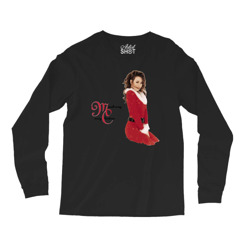 Mans Mariah Carey Merry Christmas Long Sleeve Shirts by LeeEdwardWalmsley | Artistshot