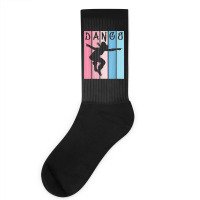 Breakdancer Retro Urban Dance Breakdance Socks | Artistshot