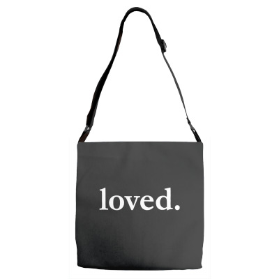 Valentines Day Loved Adjustable Strap Totes Designed By Bariteau Hannah