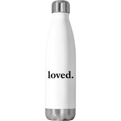 Valentines Day Loved Stainless Steel Water Bottle Designed By Bariteau Hannah