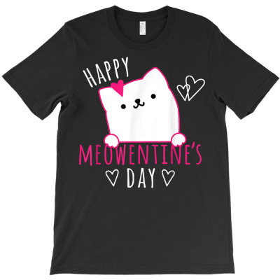 Cat Valentines Day T-shirt Designed By Bariteau Hannah