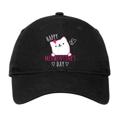 Cat Valentines Day Adjustable Cap Designed By Bariteau Hannah