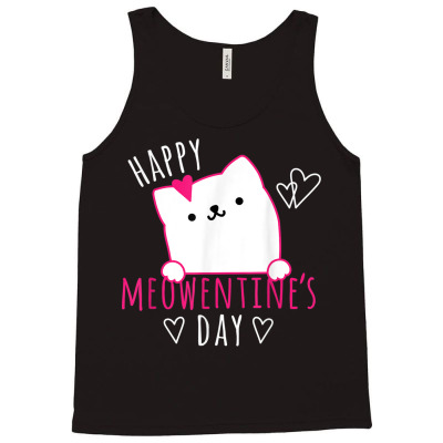 Cat Valentines Day Tank Top Designed By Bariteau Hannah