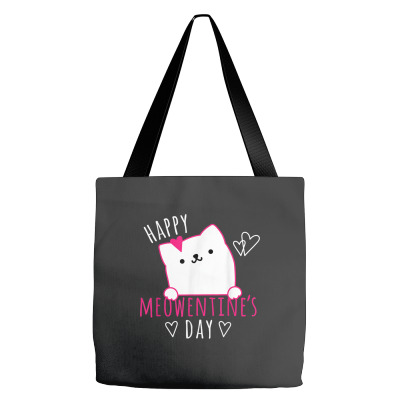 Cat Valentines Day Tote Bags Designed By Bariteau Hannah