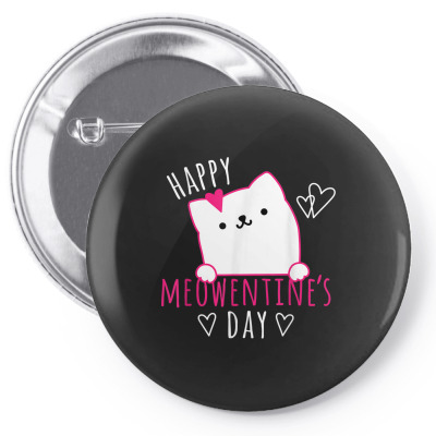 Cat Valentines Day Pin-back Button Designed By Bariteau Hannah