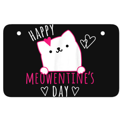 Cat Valentines Day Atv License Plate Designed By Bariteau Hannah