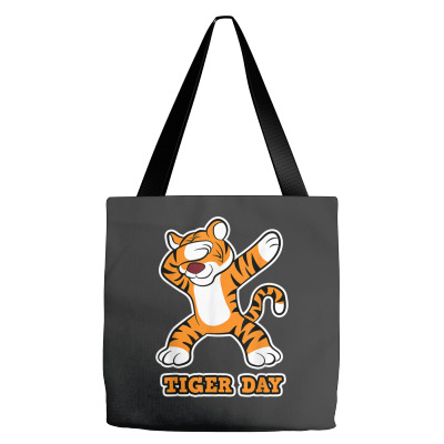 Tiger Day Tote Bags Designed By Bariteau Hannah
