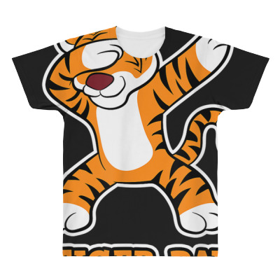 Tiger Day All Over Men's T-shirt Designed By Bariteau Hannah