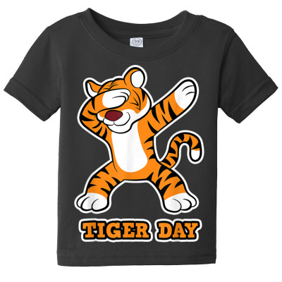 Tiger Day Baby Tee Designed By Bariteau Hannah