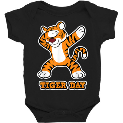 Tiger Day Baby Bodysuit Designed By Bariteau Hannah