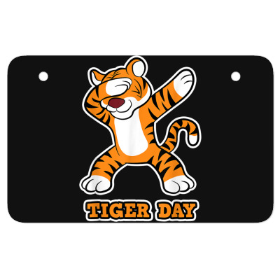 Tiger Day Atv License Plate Designed By Bariteau Hannah