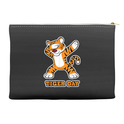 Tiger Day Accessory Pouches Designed By Bariteau Hannah