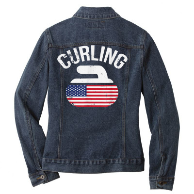 Curling Stone Ladies Denim Jacket Designed By Bariteau Hannah