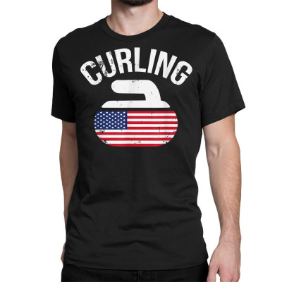 Curling Stone Classic T-shirt Designed By Bariteau Hannah