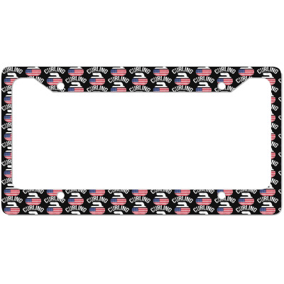 Curling Stone License Plate Frame Designed By Bariteau Hannah