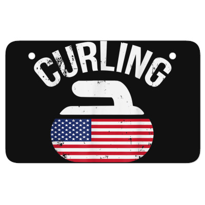 Curling Stone Atv License Plate Designed By Bariteau Hannah