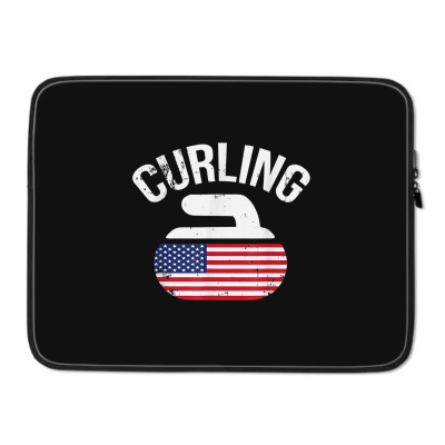 Curling Stone Laptop Sleeve Designed By Bariteau Hannah