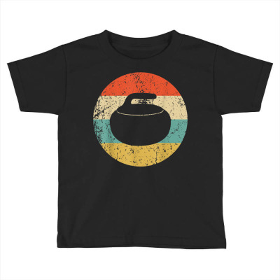 Curling Stone Toddler T-shirt Designed By Bariteau Hannah