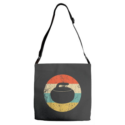 Curling Stone Adjustable Strap Totes Designed By Bariteau Hannah