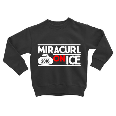 Miracurl On Ice Toddler Sweatshirt Designed By Bariteau Hannah