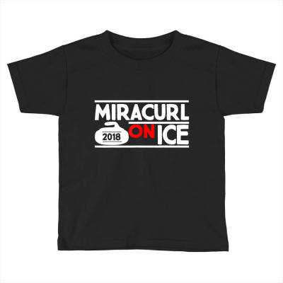 Miracurl On Ice Toddler T-shirt Designed By Bariteau Hannah