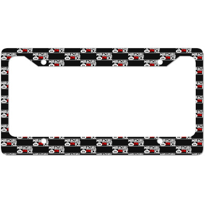 Miracurl On Ice License Plate Frame Designed By Bariteau Hannah