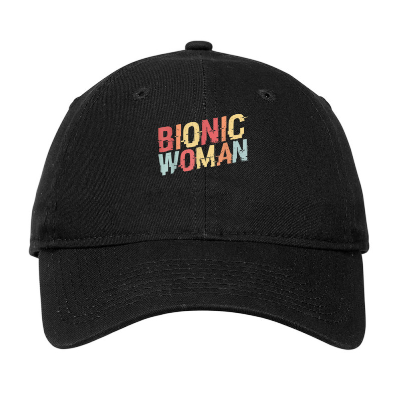 Bionic Woman Funny Injury And Surgery Adjustable Cap by FionaMciver | Artistshot