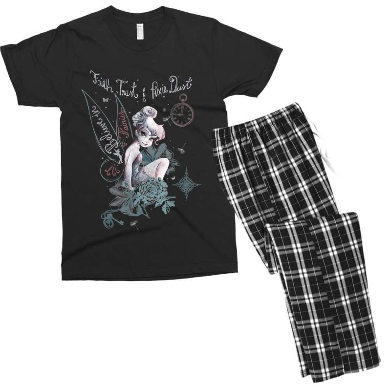 Tinkerbell Fairy - Believe Fairies - Faith Trust Men's T-shirt Pajama Set by ByronGFaulkner | Artistshot