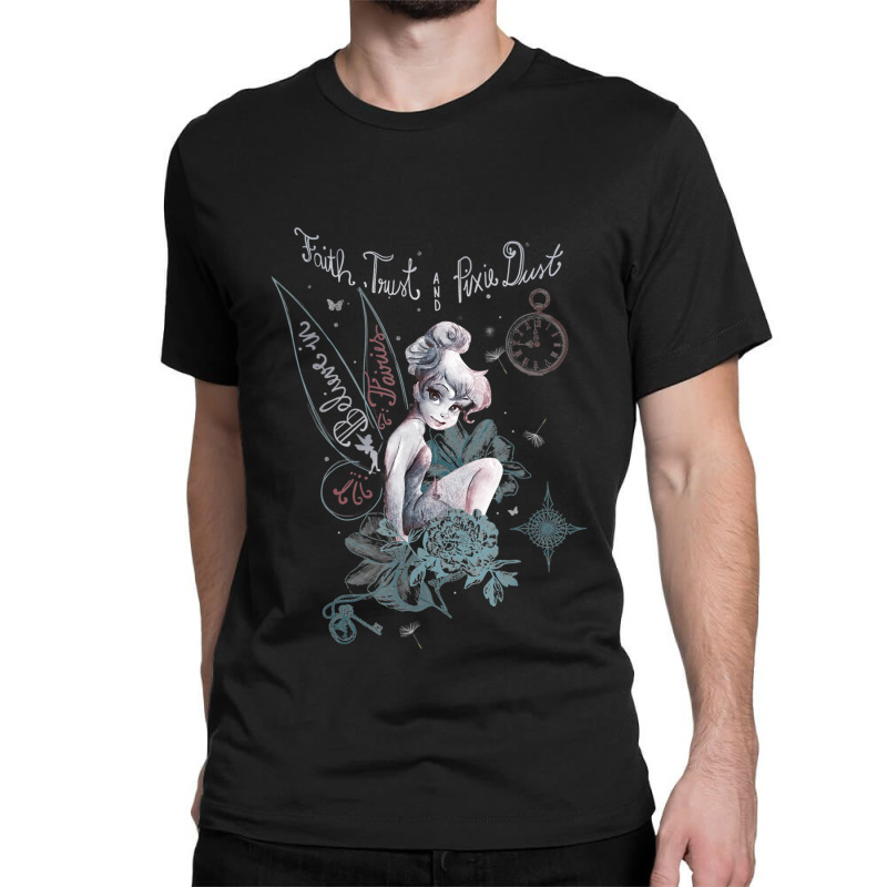 Tinkerbell Fairy - Believe Fairies - Faith Trust Classic T-shirt by ByronGFaulkner | Artistshot