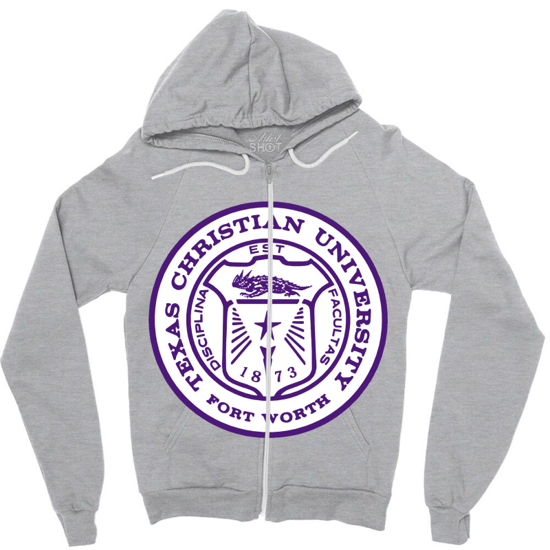 The-texas-christian-university Zipper Hoodie | Artistshot