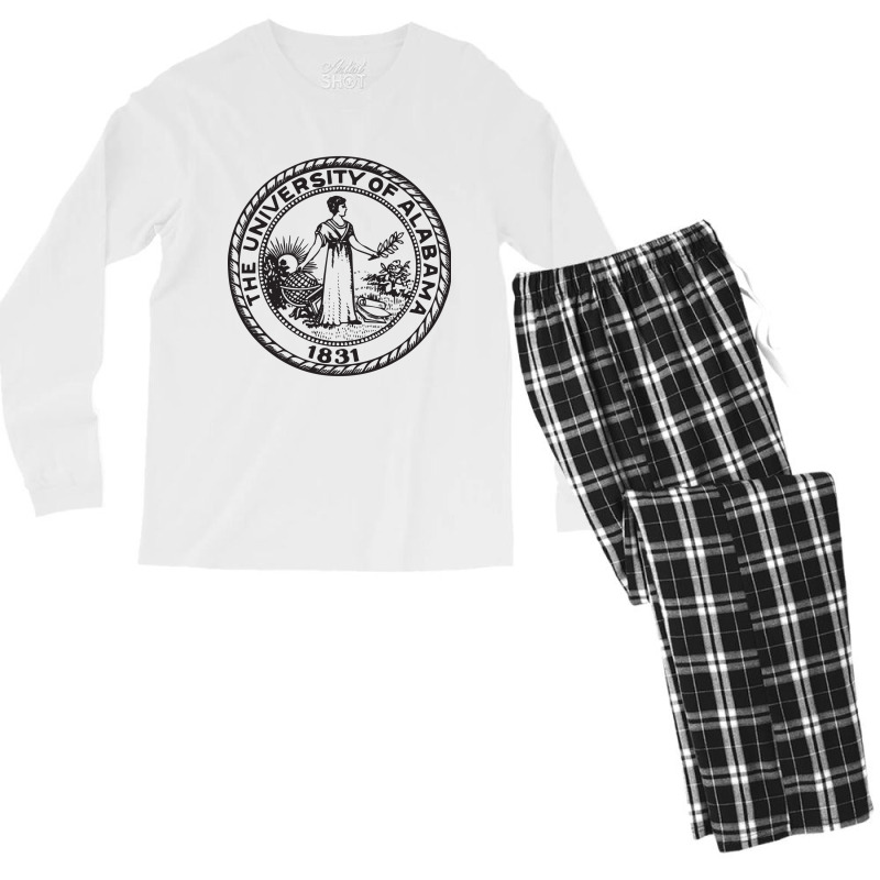 The-university-of-alabama Men's Long Sleeve Pajama Set | Artistshot