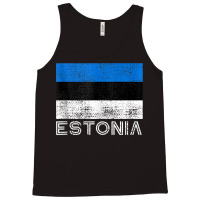 Estonian National Flag Vintage Pride Estonia Tank Top Tank Top | Artistshot