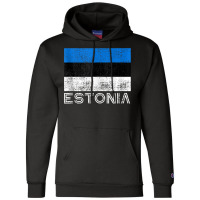 Estonian National Flag Vintage Pride Estonia Tank Top Champion Hoodie | Artistshot