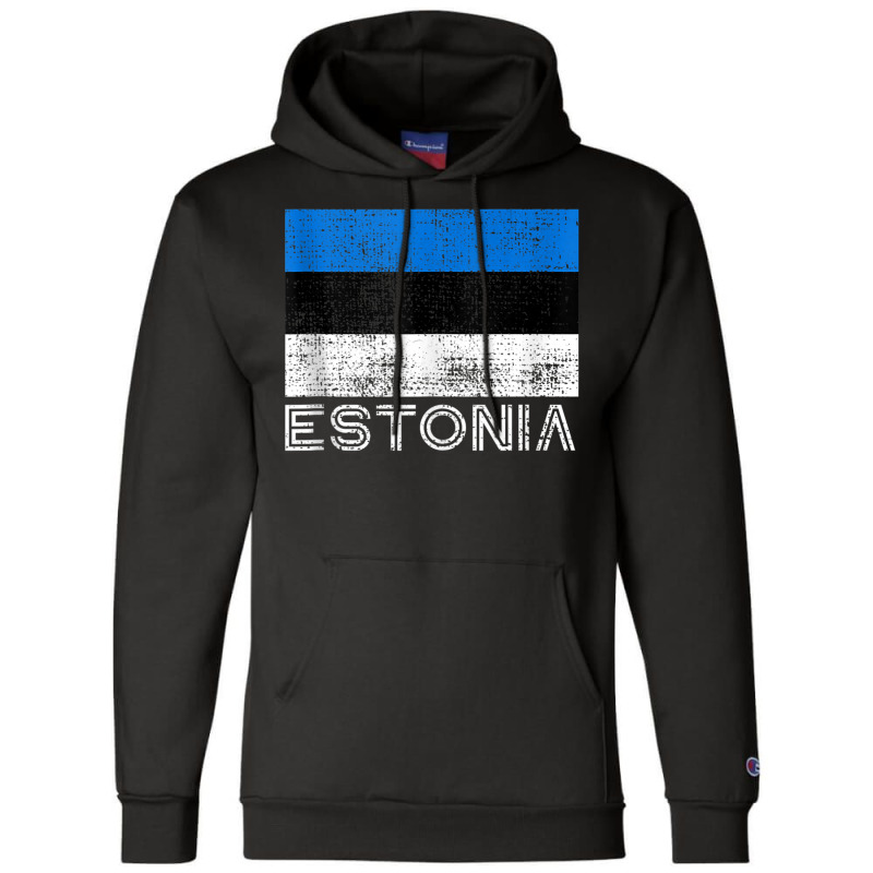 Estonian National Flag Vintage Pride Estonia Tank Top Champion Hoodie | Artistshot