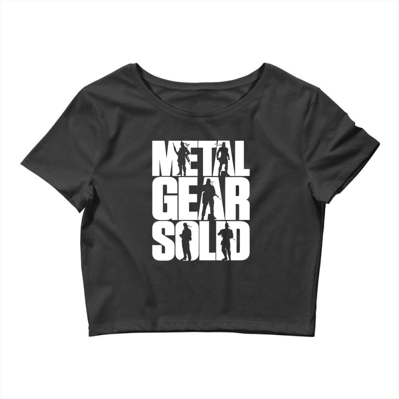 Metal Gear Solid Crop Top by RossDomingu | Artistshot