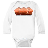 Forest Nature Pentagon Minimalism T Shirt Long Sleeve Baby Bodysuit | Artistshot