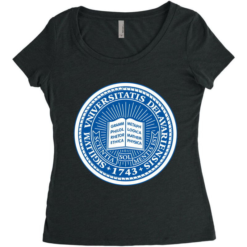 The-university-of-delaware Women's Triblend Scoop T-shirt | Artistshot