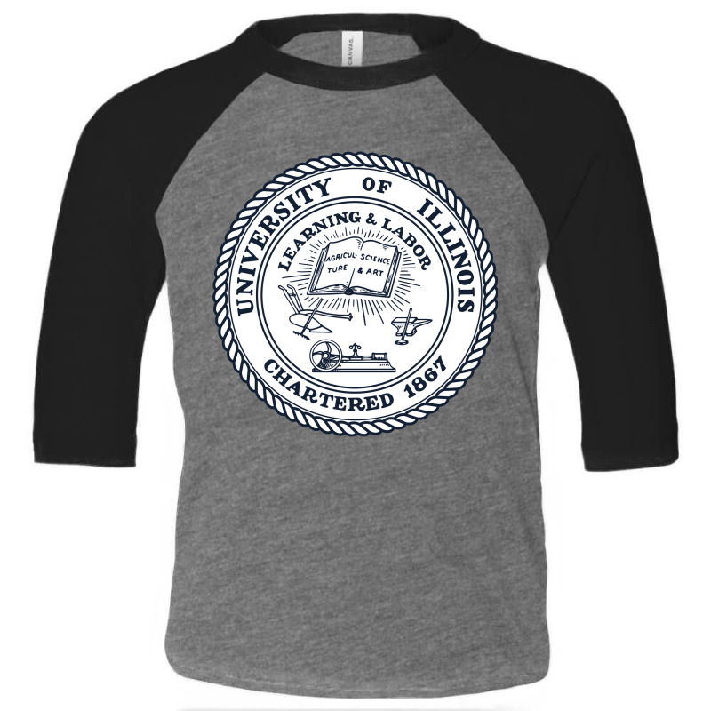 The-university-of-illinois-at-urbana–champaign Toddler 3/4 Sleeve Tee by alhaidar | Artistshot