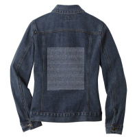 Gillards 2012 Misogyny Speech Transcript Ladies Denim Jacket | Artistshot