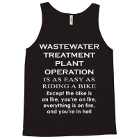 Waste Water Treatment Plant Operation Easy Operator Funny Tank Top | Artistshot