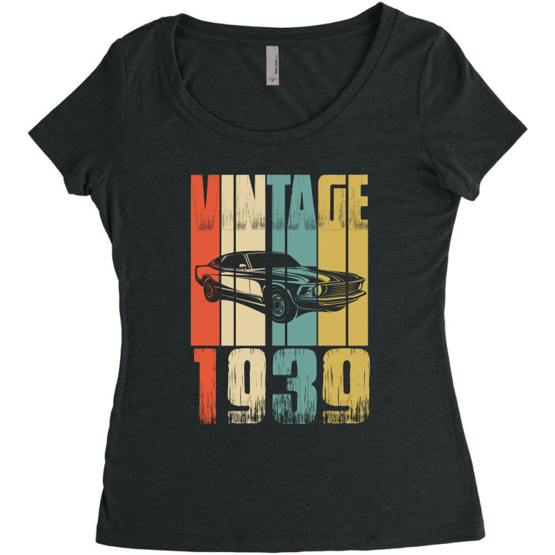 I'm Not Old I'm A Classic 1939 Vintage Birthday Women's Triblend Scoop T-shirt | Artistshot