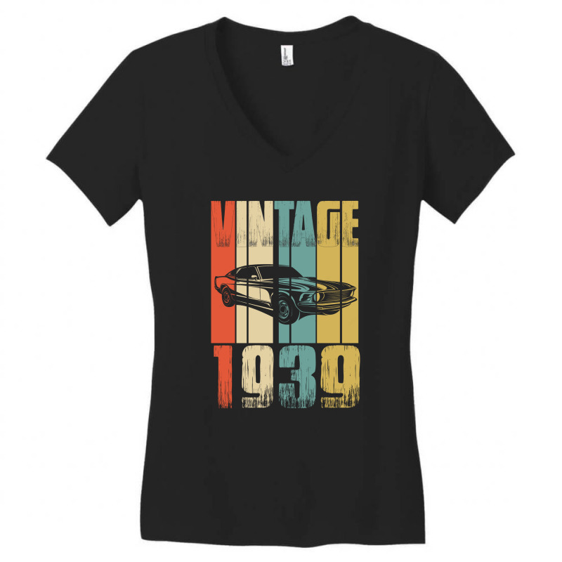 I'm Not Old I'm A Classic 1939 Vintage Birthday Women's V-neck T-shirt | Artistshot