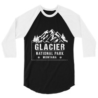 Glacier National Park Montana 3/4 Sleeve Shirt | Artistshot