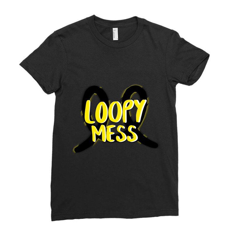 Loopy Mess - Smiler Ladies Fitted T-Shirt by PEGGYBROWNEE | Artistshot