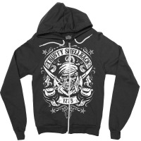 Trusty Shellback Skull And Swords Equator Crossing Naval Art Zipper Hoodie | Artistshot