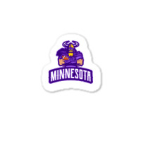 American Football Minnesota Design Sticker | Artistshot